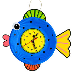 [짱짱네2169] 종이접시 물고기시계 만들기