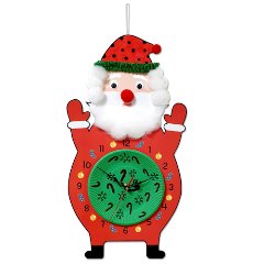 [짱짱네2593] 크리스마스 산타 벽걸이시계 만들기