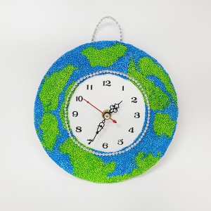 [흙놀이네6248] [집콕] 볼클레이로 지구 시계 만들기-1인세트