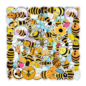 [오케이네1495] 꿀벌 데코 방수 스티커(50매 세트)
