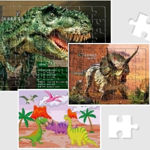 [퍼즐사랑107] 쥬라기월드 퍼즐 어린이 퍼즐40 80(A4) 생생한 공룡 이미지