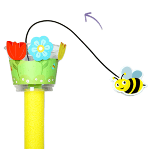 [안녕이네865] 꽃으로 쏘옥! 꿀벌놀이(4인용)
