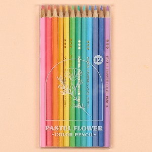 [가수왕네6298] 3000 파스텔플라워12색색연필