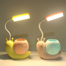 달팽이 LED 무드등 연필꽂이 (2종 택1)